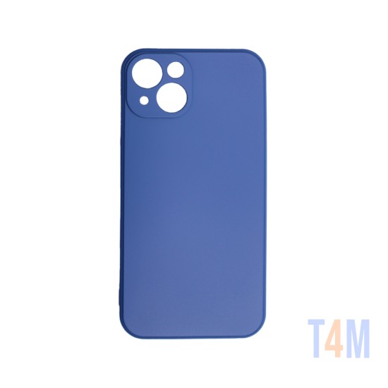 Capa de Silicone Mole para Apple iPhone 14 Azul